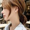Cubic Zirconia Stud Earrings 1 Carat Diamond Look Earrings Elegant 360° Shiny Jewelry for Daily Wear Party Gift