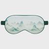 New Double-Sided Imitation Silk Shade Eye Mask - Elastic & Travel-Friendly Chinese Style Sleep Mask