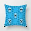 Colorful Skull Flower Pillowcase Decorative Printing Square  Car Sofa Fashion Cushion Cover 45*45cm Home Decoration