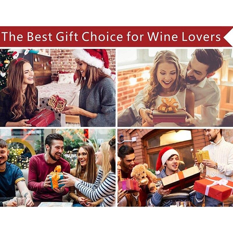Red Wine Corkscrew Set of red wine corkscrew, with foil knife, additional spiral shape, suitable for family and party use.  | Openings