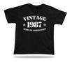 Vintage 1987 Aged To Perfection Present T‑Shirt