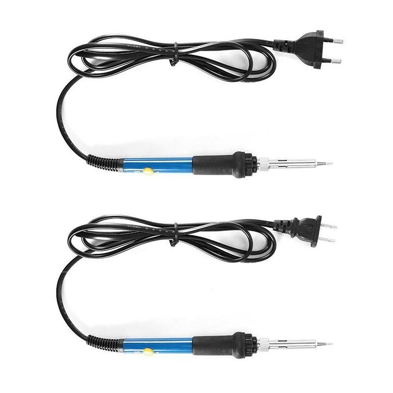 Hochwertiges 110V/220V 60W Einstellbares Elektrisches Temperaturpistolen-Schweiß-Lötkolben-Set für Professionellen Gebrauch