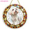 2D Flat Acrylic Maltese Dog Design, Indoor and Outdoor Decoration - No Battery/electricity Required, Free Day Decoration, Shop Decoration,