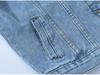 Retro Blue Denim Jacket for Women - Loose Korean Style, Plus Size, Spring/Autumn Trend