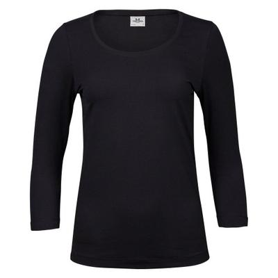 Womens/Ladies Stretch 3/4 Sleeve T-Shirt