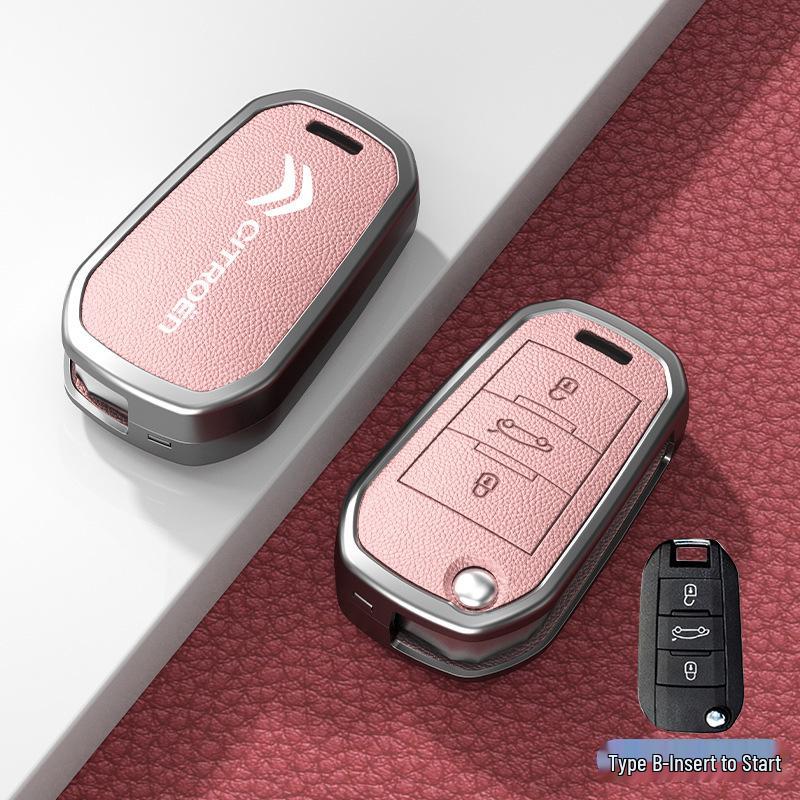 Car Key Cover & Buckle for Citroen C3XR, C4L, Tianyi, C5, C4 Sega, Elysee, C6 Models