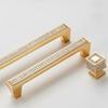 Zinc Alloy Pearl Gold Cabinet Knobs Kitchen Door Handles Drawer Cupboard Door Handle Cabinet Handles for Furniture Hardware