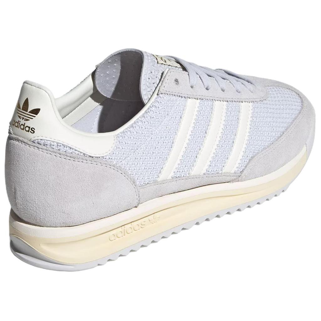 Adidas Originals Sl 72 Rs Leather Versatile Comfortable Durable Low-Top Lifestyle Casual Shoes Unisex Casual Shoes Gray JR8773