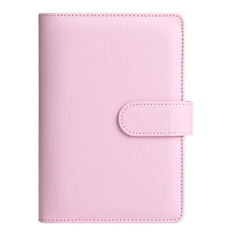 Taccuino A6 in Pelle PU Macaron: Pianificatore Finanziario Familiare con Tasca con Cerniera e Spazio per Contanti