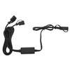Motorcycle USB Phone Charger Dual Port Fast Charging with Intelligent Chip SAE To USB Adapter For