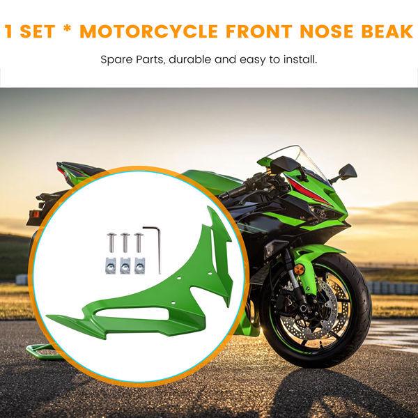 Fits 2024-25 Kawasaki NINJA500 SE Front Lip Canard Spoiler