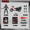 Kamen Rider Action Figures Toy Kuuga Shin Kamen Rider Classic Collection Version Motorcycle Assembly Model Kit Gifts