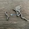 HX6F Dark and Daring Detachable Dragon Ear Studs Adornment Delicate Ear Clip Jewelry