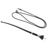 Antena samochodowa stereo 36 cm ABS Czarna, odporna na zużycie, odporna na ciepło, antena sygnałowa FM AM, uniwersalna do samochodów