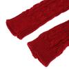 Fashion Fingerless Autumn Winter Spring Knitted Gloves Wool Mittens Long Gloves Arm Warmers