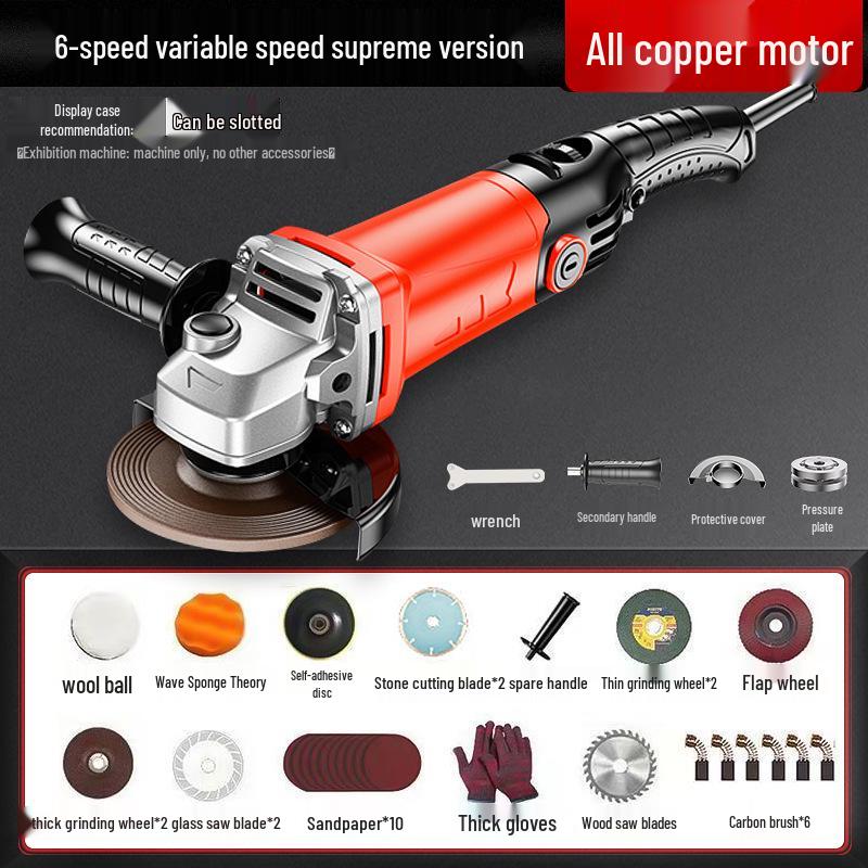 Polizor unghiular mic multifuncțional și polizor - Unealtă portabilă de tăiat și șlefuit cu disc