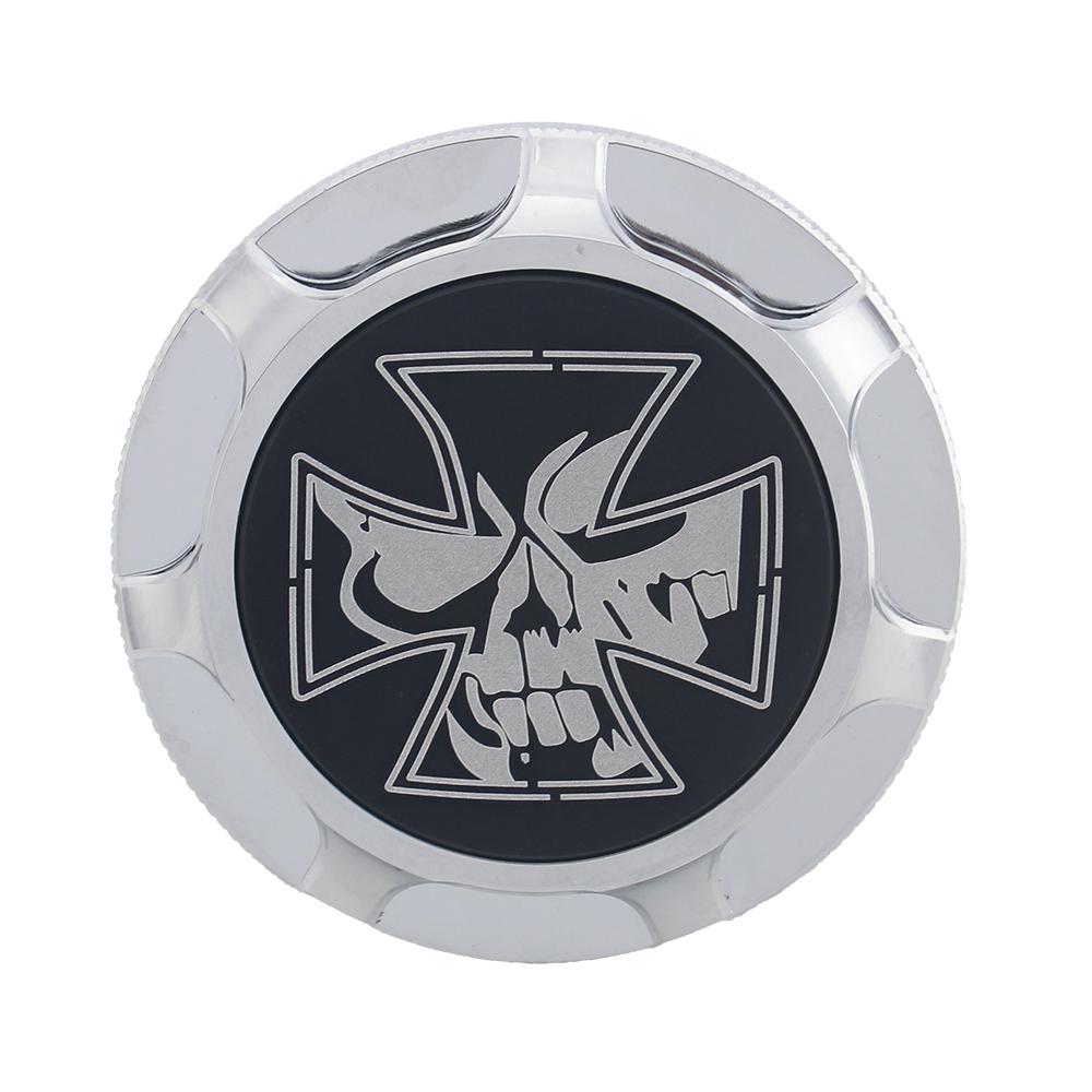 Motorcycle Custom Skull Decorative Oil Cap Fuel Gas Tank Cover Fits For Harley Sportster XL48 883 1200 Touring FLHR Dyna Softail