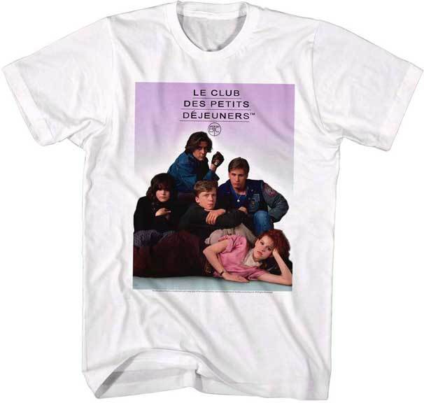 The Breakfast Club DEJEUNERS Men s T Shirt Classic Movie Unisex T-Shirt S