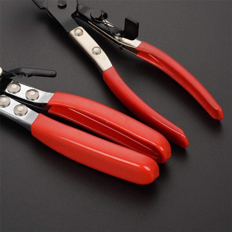 2x Hose Clamp Pliers Tool Swivel Jaw Locking Flat Band Coolant Clip Universal