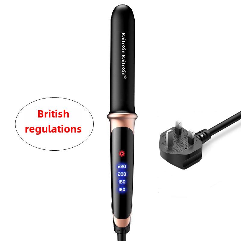 Dual-Purpose Ceramic Hair Straightener & Curling Iron: Safe for Hair, Ideal for Straightening and Styling Bangs