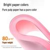 Deli A4 80g Light Red Copy and Craft Paper
