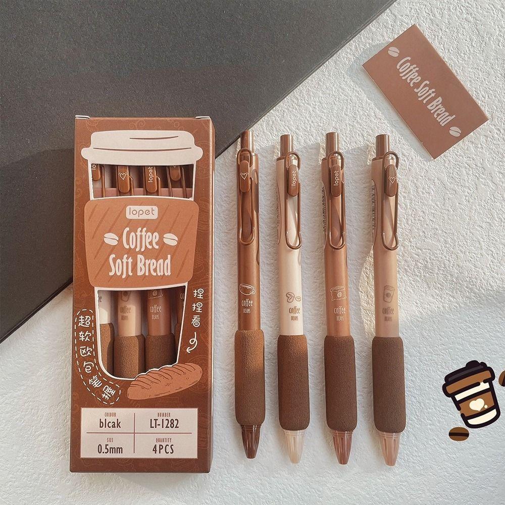 Color School Office Supplies Writing Pen Neutral Gel Pen Ballpoint Pen Soft Bread Gel Pen Set