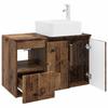 Bathroom Furniture Set 2 pcs Reclaimed Wood Engineered Wood