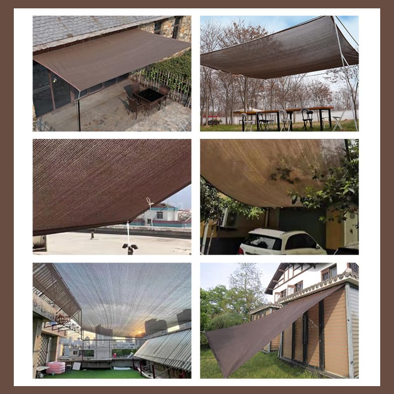 YEZOND Sun Shade Shading Net for Outdoor Agriculture and Gardening Protects from UV Rays High Density Polyethylene Shade Perfect for Sizes Include and