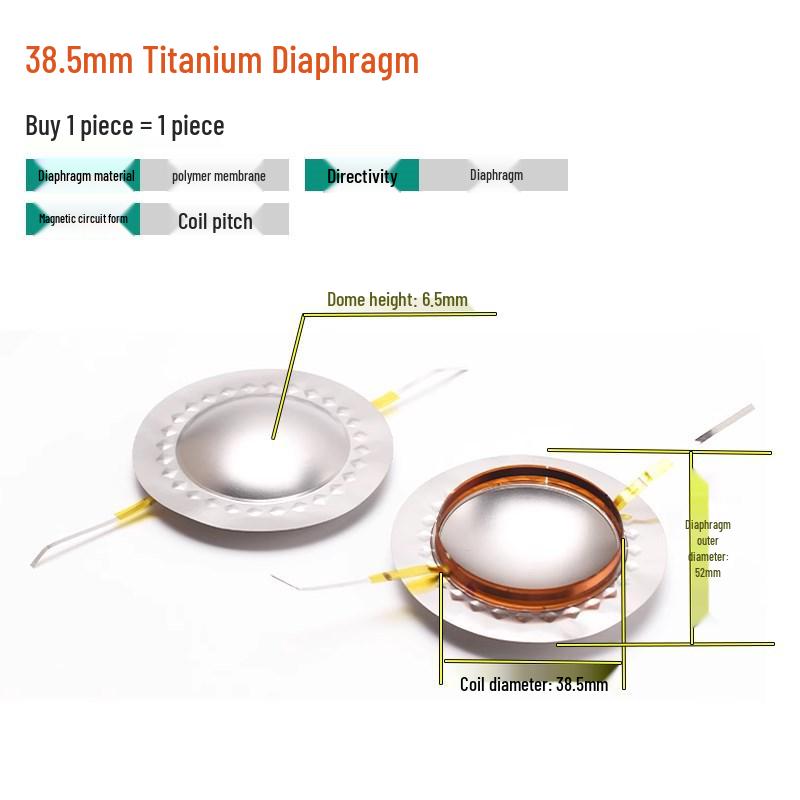 25-51 Core Tweeter Voice Coil Diaphragm for Speaker Repair