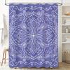 Brightly Colored Mandala Shower Curtain for Bathrooms Modern Decorative Design Blue Yellow Pink Green White Waterproof Fabric (7
