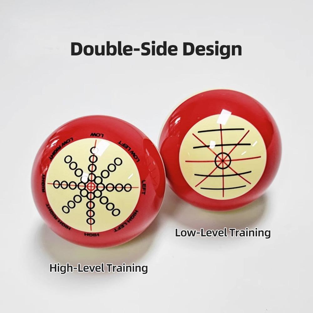 Training Resin Billiard   , Double sided Design for Beginners and Advanced Players with Multiple Training