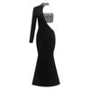 European and American Design Sense Fashionable Women's Clothing, Sexy Off-the-shoulder Hot Drill Dress, Elegant Temperament Evening Dress