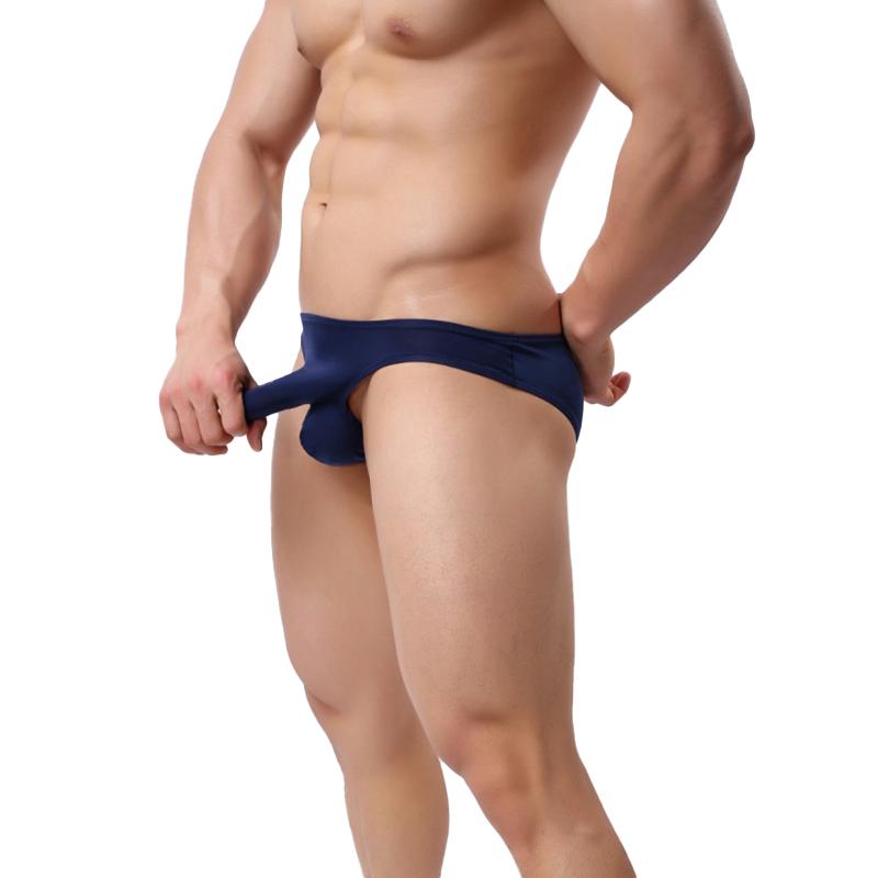 1 stk Undertøy Underbukser Truser Komfortabel Hudvennlig Elefantnese Akrylfiber Seksappell Thong Menn Briefs