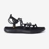 Women S StyliSh Strap Sandal Voya Infinity Stvf2419622 Blk