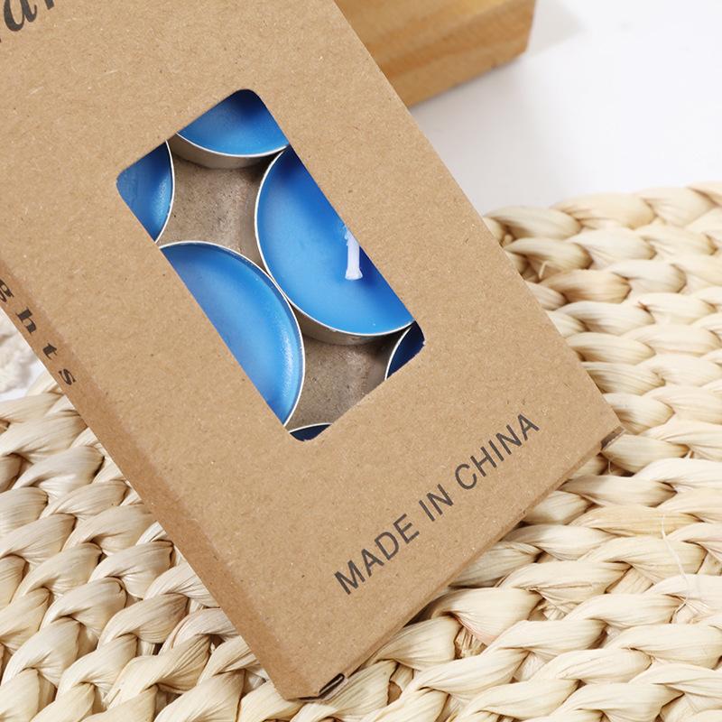 10 Round Aluminum Shell Butter Tea Wax Valentine's Day Marriage Proposal Plan Hotel Tea Insulated Hot Paint Small Candles