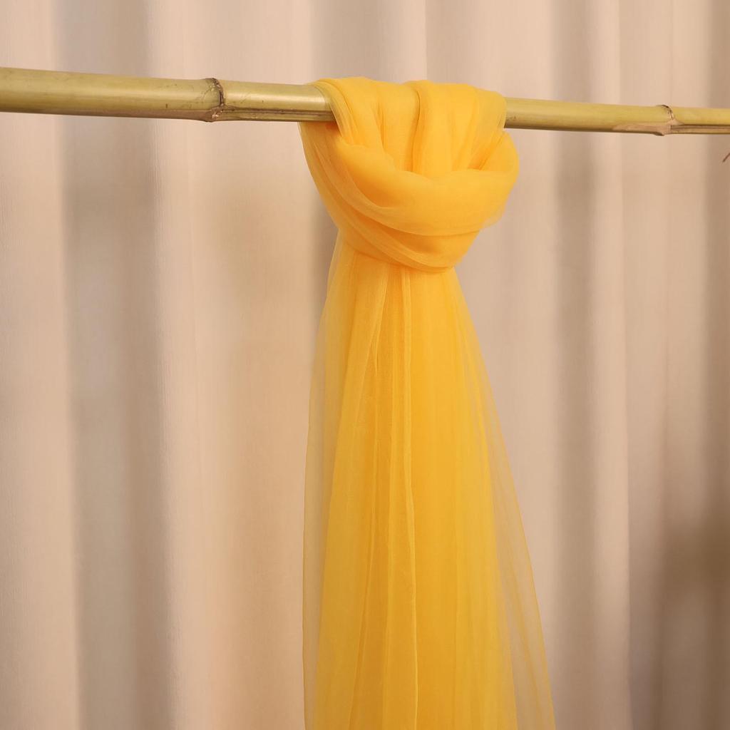 Autumn Harvest Orange Yarn Curtain for Kindergarten Nature Corner Decoration