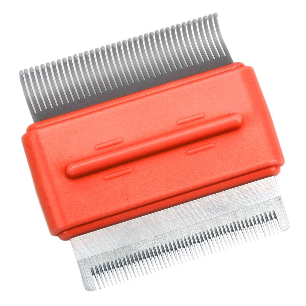 Pet Double Sided Comb Pet Grooming Comb with Quadrate Storage Box for Long and Short Hair Dogs