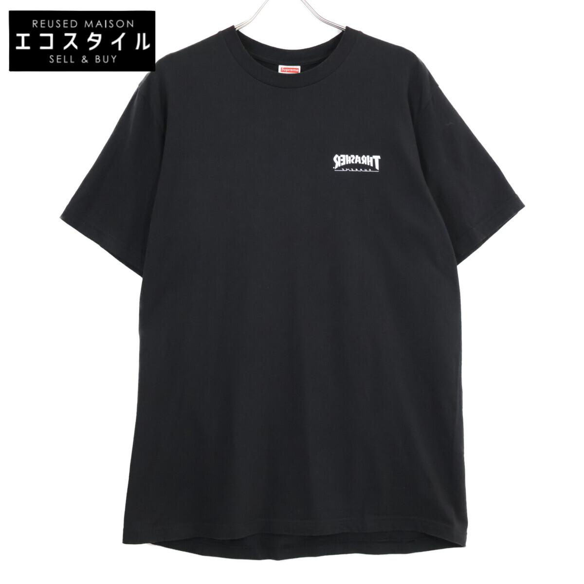 

Supreme XThrasher [24AW] Футболка с крестом, с коротким рукавом, топы M черныйПодержанный