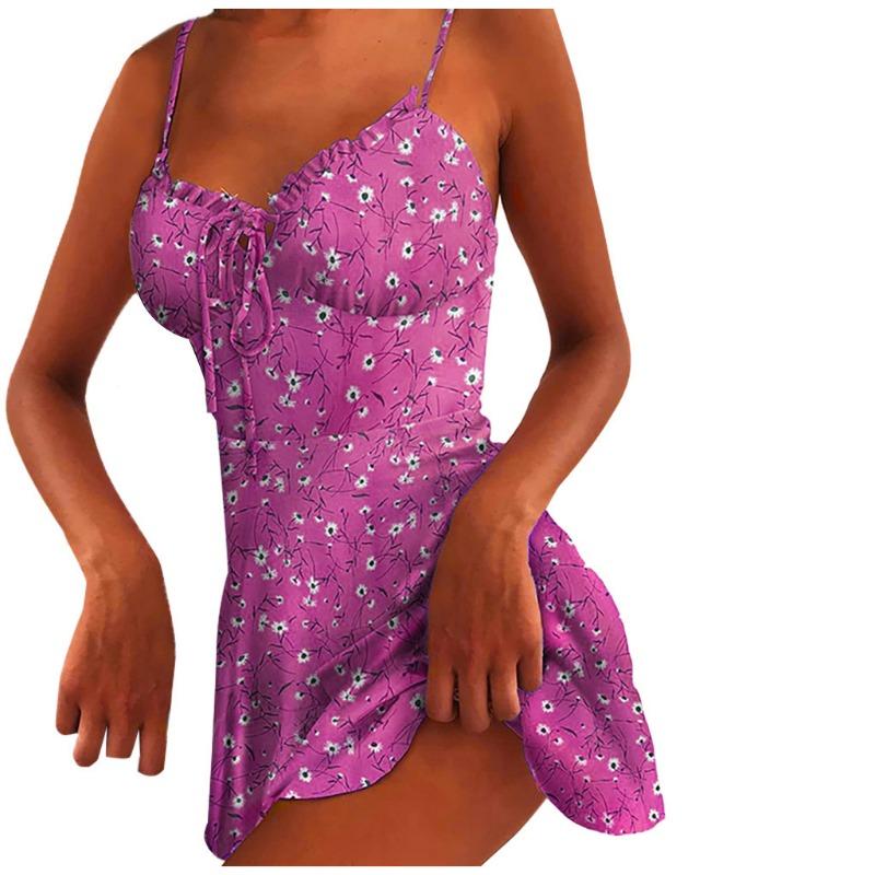 Blumenkleider Sommer Süße Sexy Vintage Kleider