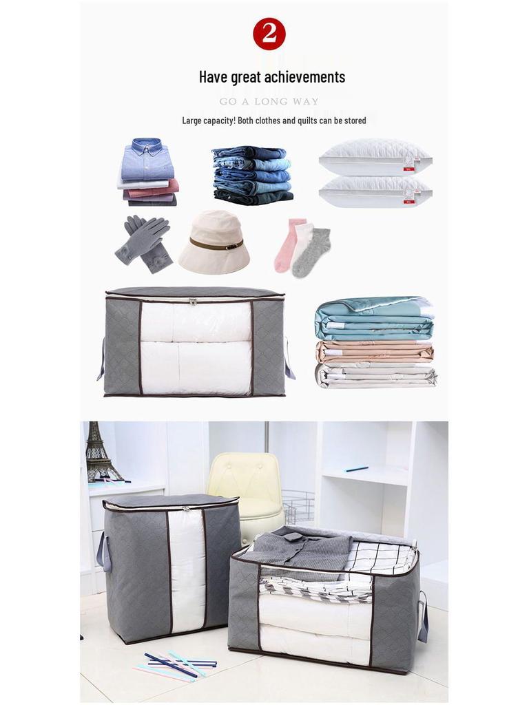 Moisture-Proof Extra Large Quilt Storage Organizer and Handheld Bag