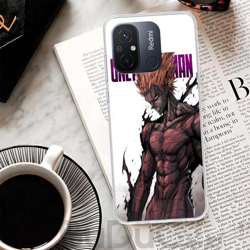 One P-Punch-Man Garou Cover For Xiaomi Redmi 14C 13 13C 12 12C 10 10C 9 9C 9T 9A Phone Case 10A 8A 8 7A 7 6A 6 Pro K70 K60 K40 1