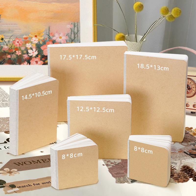 Mini Painting Book Thick Paper Pocket Watercolor Sketchbook Marker Painting Paper Art Supplies Portable Simple Sketchbook