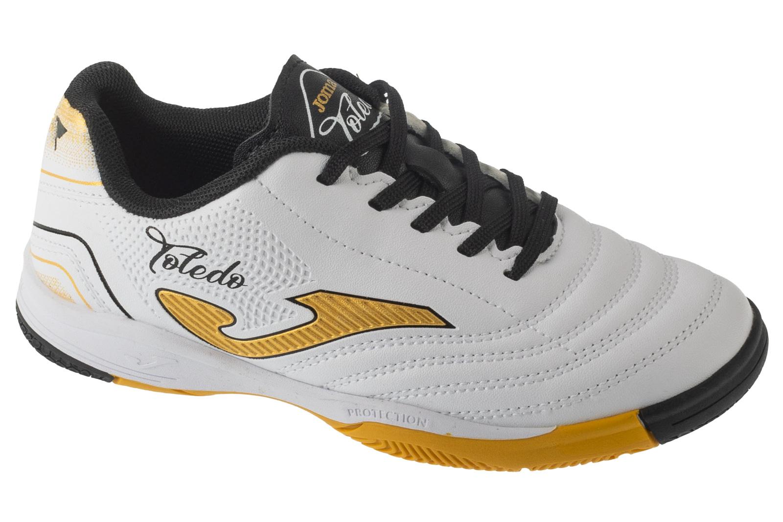 Joma Toledo Jr 2502 IN, für Jungen weiß Hallenfußballschuhe 35 weiß