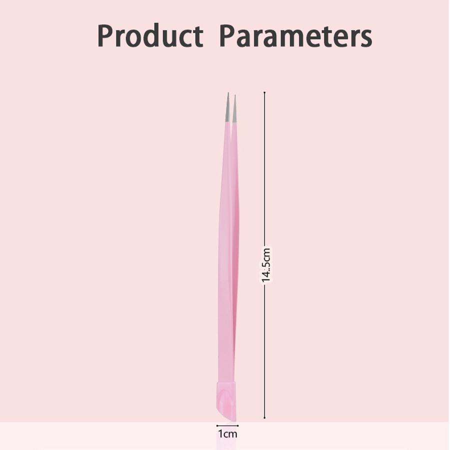 Double Ended Nail Art Tweezers Stainless Steel Tweezers Precision Tweezers for Crafts Rhinestone Picker Tool