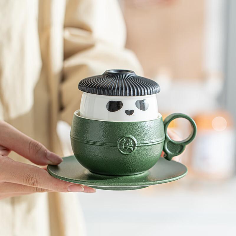 Panda Ceramic Office Tea Cup