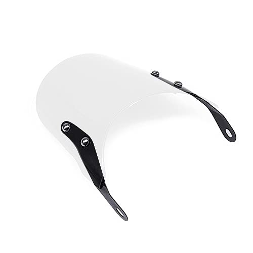 YUANYE Motorcycle Windshield 5-7 inch for Triumph Bonneville T100 T200, Modified Windshield, Clear Motorcycle Windshield