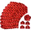 300Pcs Premade Satin Ribbon Rose Petals Half-Finished for Eternal Rose DIY Ramos Forever Flowers Bouquets Everlasting Floral,for