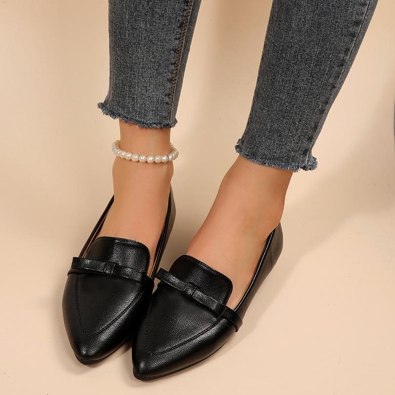 

Роскошные Натуральная Женская Обувь Лодочки Острый Носок Однотонные Для Беременных Для Вождения Женские Туфли Лодочки Мэри Джейн 36 чёрный