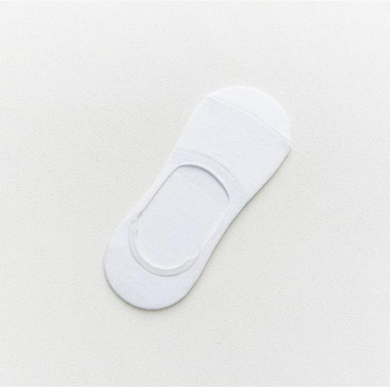 

Мужские носки-лодочки с низким вырезом, устойчивые к запаху - Летние тонкие, влагоотводящие, нескользящие, невидимые . белый