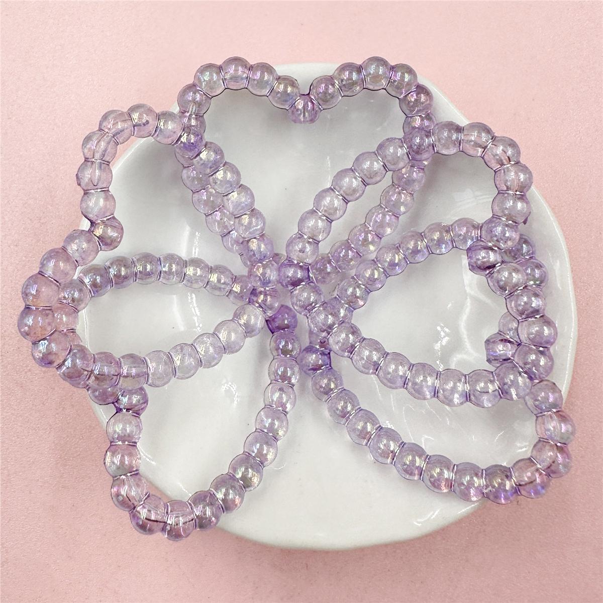 

Простая мода для браслета и ожерелья, 5 шт., ювелирные аксессуары «сделай сам», модные серьги с сердцем из акрила 39,6*36,8 мм, изысканные ювелирные изделия фиолетовый